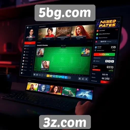 Evolução da interface do usuário no 5bg.com